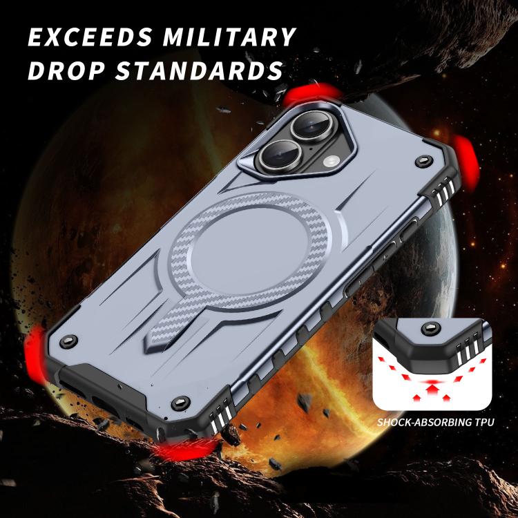 For iPhone 17 Straship MagSafe TPU Hybrid PC Phone Case(Gray) - iPhone 17 Cases by buy2fix | Online Shopping UK | buy2fix