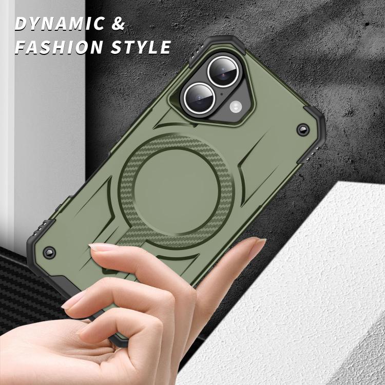 For iPhone 17 Straship MagSafe TPU Hybrid PC Phone Case(Army Green) - iPhone 17 Cases by buy2fix | Online Shopping UK | buy2fix