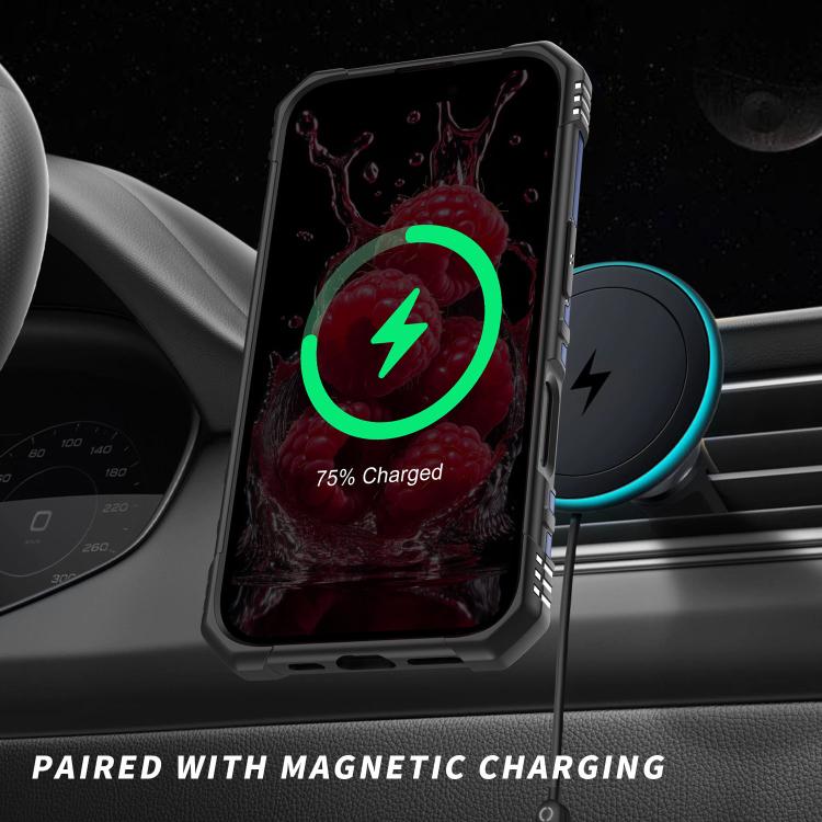 For iPhone 17 Straship MagSafe TPU Hybrid PC Phone Case(Blue) - iPhone 17 Cases by buy2fix | Online Shopping UK | buy2fix