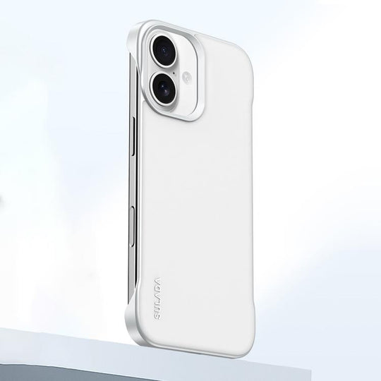 For iPhone 16 Plus SULADA Skin Feel Liquid Leather Shockproof Phone Case(White)