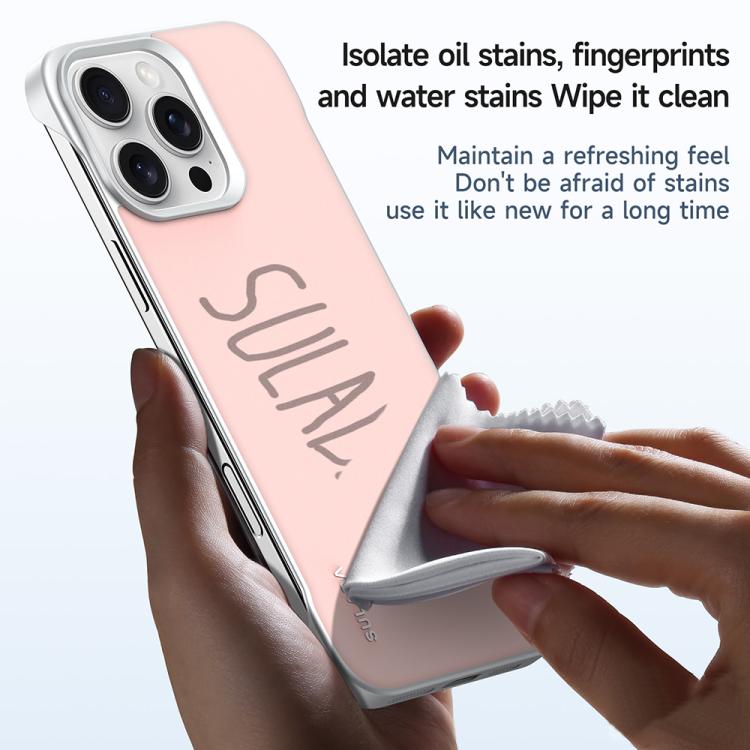 For iPhone 16 Pro SULADA Skin Feel Liquid Leather Shockproof Phone Case(Black) - iPhone 16 Pro Cases by SULADA | Online Shopping UK | buy2fix