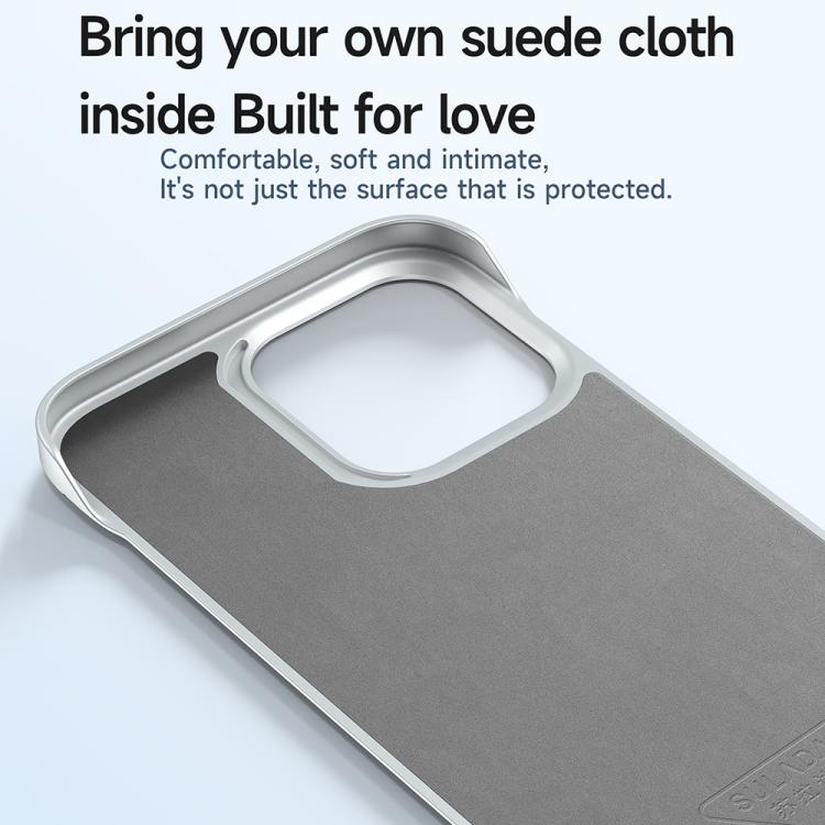 For iPhone 16 Pro SULADA Skin Feel Liquid Leather Shockproof Phone Case(Black) - iPhone 16 Pro Cases by SULADA | Online Shopping UK | buy2fix