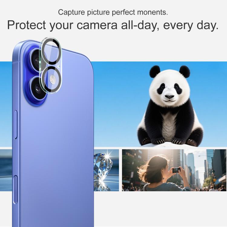 For iPhone 17 IMAK High Definition Integrated Rear Camera Glass Lens Film, Black Eye Design - iPhone 17 Tempered Glass by imak | Online Shopping UK | buy2fix