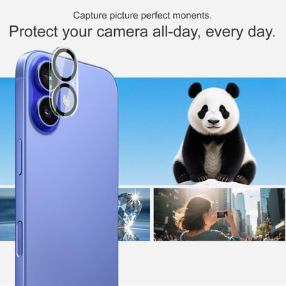 For iPhone 17 IMAK High Definition Integrated Rear Camera Glass Lens Film, Black Eye Design - iPhone 17 Tempered Glass by imak | Online Shopping UK | buy2fix