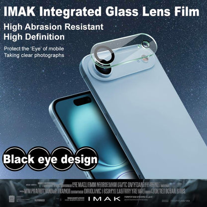 For iPhone 17 Air IMAK High Definition Integrated Rear Camera Glass Lens Film, Black Eye Design - iPhone 17 Air Tempered Glass by imak | Online Shopping UK | buy2fix