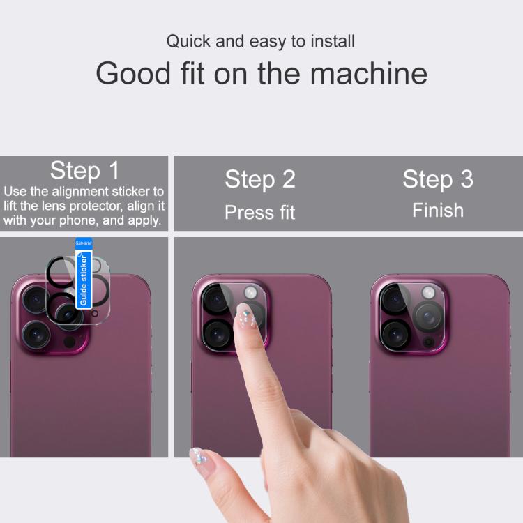 For iPhone 17 Air IMAK High Definition Integrated Rear Camera Glass Lens Film, Black Eye Design - iPhone 17 Air Tempered Glass by imak | Online Shopping UK | buy2fix