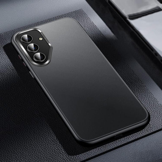 For Samsung Galaxy S25 5G SULADA Skin Feel Matte Shockproof Phone Case(Black)