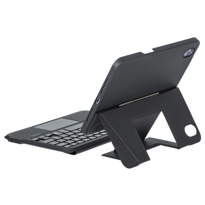 For iPad mini 2024 / mini 6 Holder Floating Detachable Backlight Keyboard Tablet Leather Case with Touchpad(Black) - For iPad mini by buy2fix | Online Shopping UK | buy2fix