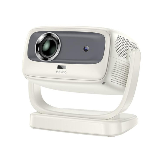 Yesido TV13 1280x720P 190ANSI Android 9.0 Series Smart Projector, Plug:UK Plug(Beige)
