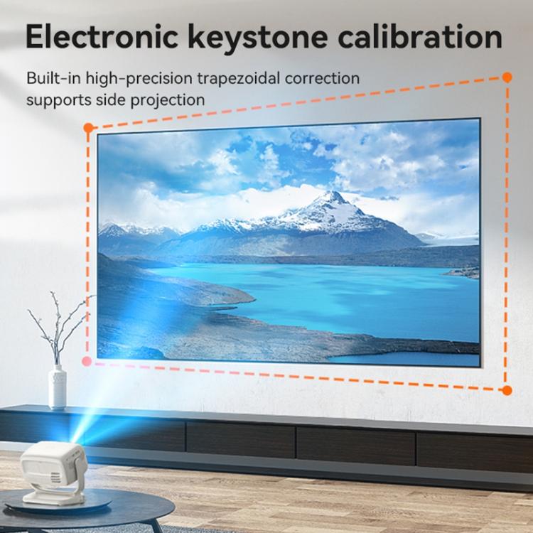 Yesido TV13 1280x720P 190ANSI Android 9.0 Series Smart Projector, Plug:UK Plug(Beige) - LED Projector by Yesido | Online Shopping UK | buy2fix
