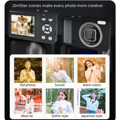 DC15 2.4 inch 18X Digital Zoom Camera 4K HD Video 64MP Shooting(White) - Children Cameras by buy2fix | Online Shopping UK | buy2fix