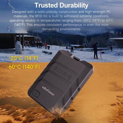 Ulefone Bluetooth 5.2 Portable UHF RFID Tag Reader(Black) - Others Accessories by Ulefone | Online Shopping UK | buy2fix