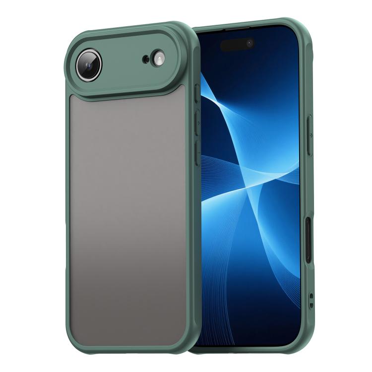 For iPhone Air Fan Dun Series TPU Hybrid PC Frosted Phone Case(Green) - iPhone Air Cases by buy2fix | Online Shopping UK | buy2fix