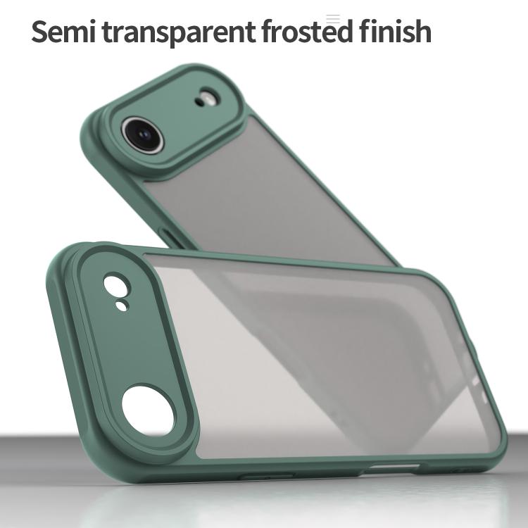 For iPhone Air Fan Dun Series TPU Hybrid PC Frosted Phone Case(Green) - iPhone Air Cases by buy2fix | Online Shopping UK | buy2fix