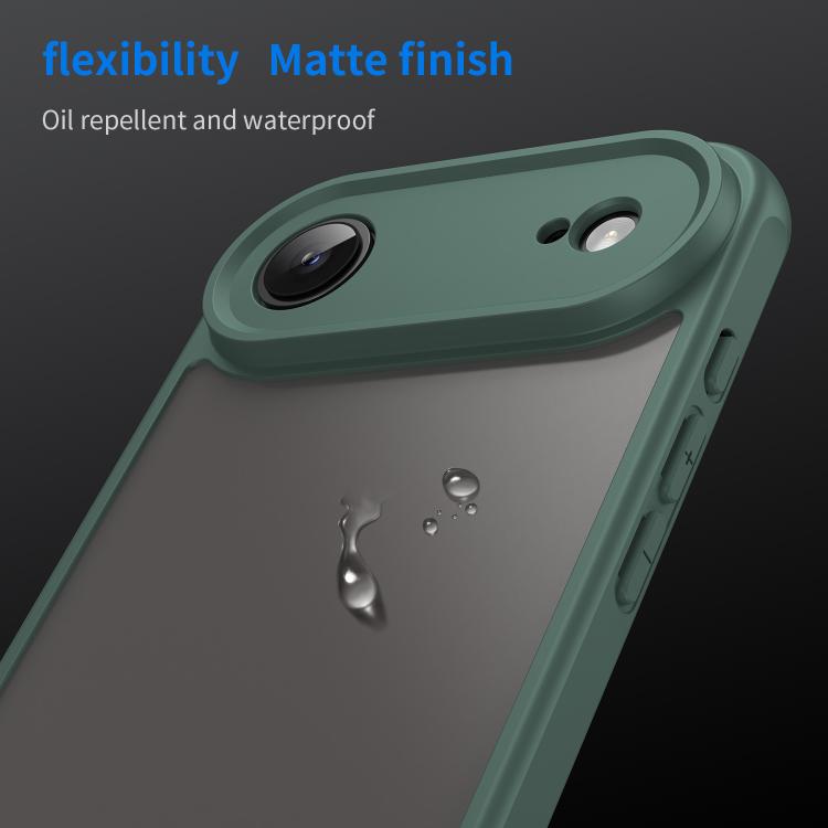 For iPhone Air Fan Dun Series TPU Hybrid PC Frosted Phone Case(Green) - iPhone Air Cases by buy2fix | Online Shopping UK | buy2fix