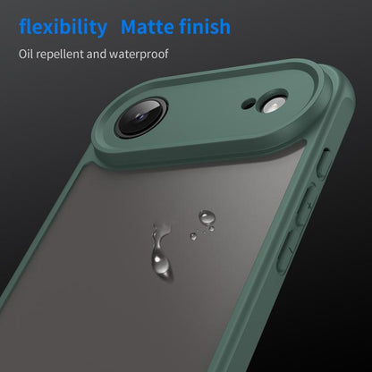 For iPhone Air Fan Dun Series TPU Hybrid PC Frosted Phone Case(Green) - iPhone Air Cases by buy2fix | Online Shopping UK | buy2fix