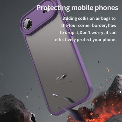 For iPhone Air Fan Dun Series TPU Hybrid PC Frosted Phone Case(Purple) - iPhone Air Cases by buy2fix | Online Shopping UK | buy2fix
