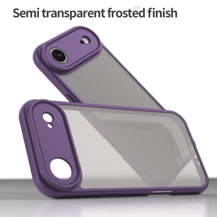 For iPhone Air Fan Dun Series TPU Hybrid PC Frosted Phone Case(Purple) - iPhone Air Cases by buy2fix | Online Shopping UK | buy2fix
