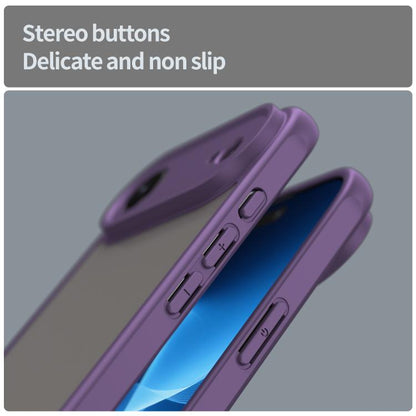 For iPhone Air Fan Dun Series TPU Hybrid PC Frosted Phone Case(Purple) - iPhone Air Cases by buy2fix | Online Shopping UK | buy2fix