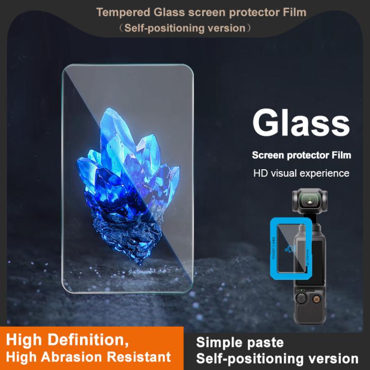 For DJI Osmo Pocket 3 imak Tempered Glass Film, Self-positioning Version - Protective Film & Stickers by imak | Online Shopping UK | buy2fix