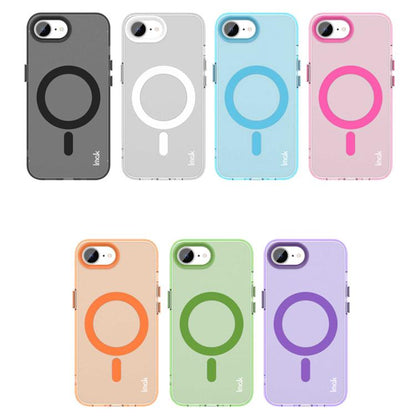 For iPhone 16e IMAK Candy Series Shockproof MagSafe Phone Case(Black) - iPhone 16e Cases by imak | Online Shopping UK | buy2fix