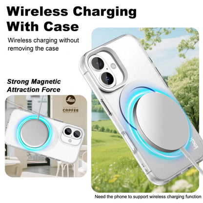 For iPhone 16 Plus IMAK Candy Series Shockproof MagSafe Phone Case(White) - iPhone 16 Plus Cases by imak | Online Shopping UK | buy2fix