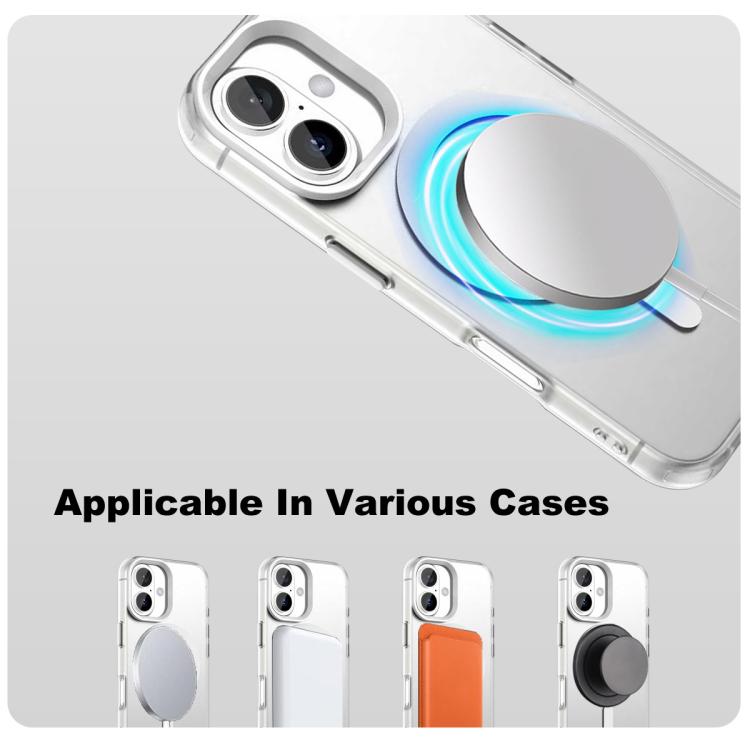 For iPhone 16 Plus IMAK Candy Series Shockproof MagSafe Phone Case(White) - iPhone 16 Plus Cases by imak | Online Shopping UK | buy2fix