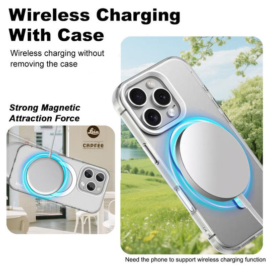 For iPhone 16 Pro IMAK Candy Series Shockproof MagSafe Phone Case(White) - iPhone 16 Pro Cases by imak | Online Shopping UK | buy2fix