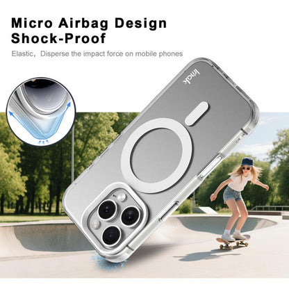 For iPhone 16 Pro IMAK Candy Series Shockproof MagSafe Phone Case(White) - iPhone 16 Pro Cases by imak | Online Shopping UK | buy2fix