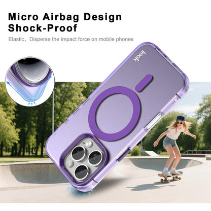For iPhone 16 Pro IMAK Candy Series Shockproof MagSafe Phone Case(Purple) - iPhone 16 Pro Cases by imak | Online Shopping UK | buy2fix