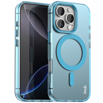 For iPhone 16 Pro Max IMAK Candy Series Shockproof MagSafe Phone Case(Blue) - iPhone 16 Pro Max Cases by imak | Online Shopping UK | buy2fix
