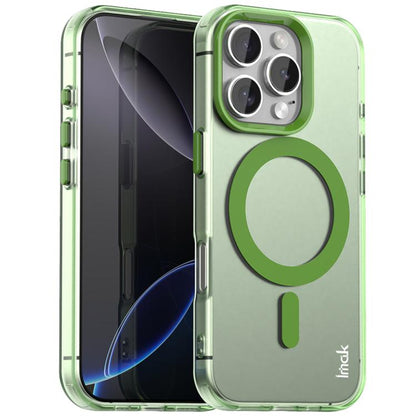 For iPhone 16 Pro Max IMAK Candy Series Shockproof MagSafe Phone Case(Green) - iPhone 16 Pro Max Cases by imak | Online Shopping UK | buy2fix