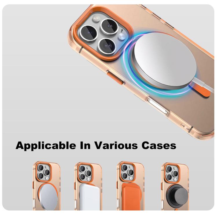 For iPhone 16 Pro Max IMAK Candy Series Shockproof MagSafe Phone Case(Orange) - iPhone 16 Pro Max Cases by imak | Online Shopping UK | buy2fix