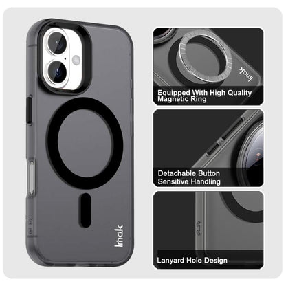 For iPhone 17 IMAK Candy Series Shockproof MagSafe Phone Case(Black) - iPhone 17 Cases by imak | Online Shopping UK | buy2fix