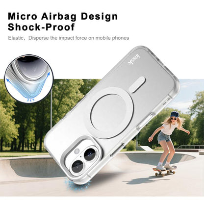 For iPhone 17 IMAK Candy Series Shockproof MagSafe Phone Case(White) - iPhone 17 Cases by imak | Online Shopping UK | buy2fix