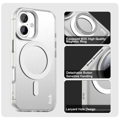 For iPhone 17 IMAK Candy Series Shockproof MagSafe Phone Case(White) - iPhone 17 Cases by imak | Online Shopping UK | buy2fix