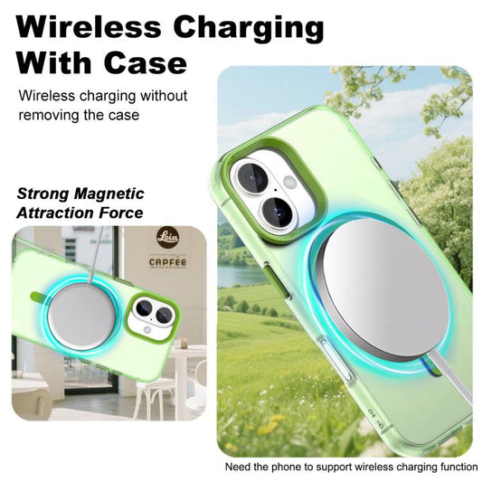 For iPhone 17 IMAK Candy Series Shockproof MagSafe Phone Case(Green) - iPhone 17 Cases by imak | Online Shopping UK | buy2fix