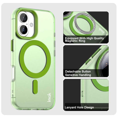 For iPhone 17 IMAK Candy Series Shockproof MagSafe Phone Case(Green) - iPhone 17 Cases by imak | Online Shopping UK | buy2fix