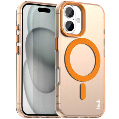 For iPhone 17 IMAK Candy Series Shockproof MagSafe Phone Case(Orange) - iPhone 17 Cases by imak | Online Shopping UK | buy2fix