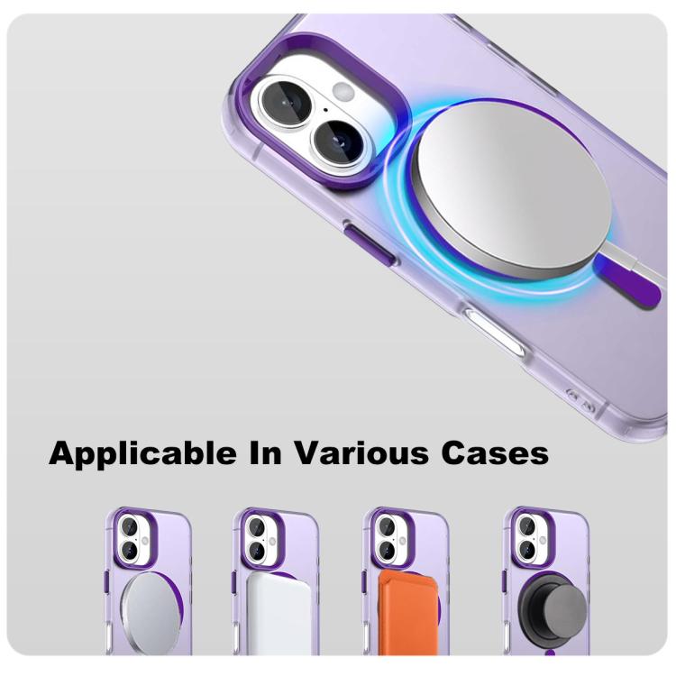 For iPhone 17 IMAK Candy Series Shockproof MagSafe Phone Case(Purple) - iPhone 17 Cases by imak | Online Shopping UK | buy2fix