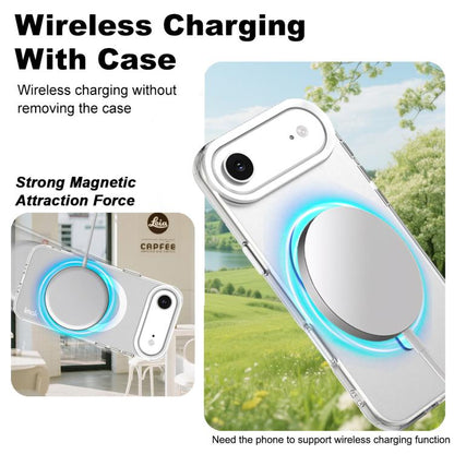 For iPhone 17 Air IMAK Candy Series Shockproof MagSafe Phone Case(White) - iPhone 17 Air Cases by imak | Online Shopping UK | buy2fix