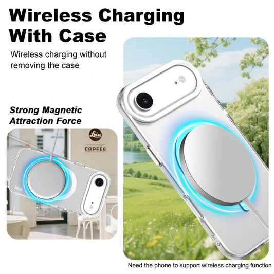 For iPhone 17 Air IMAK Candy Series Shockproof MagSafe Phone Case(White) - iPhone 17 Air Cases by imak | Online Shopping UK | buy2fix