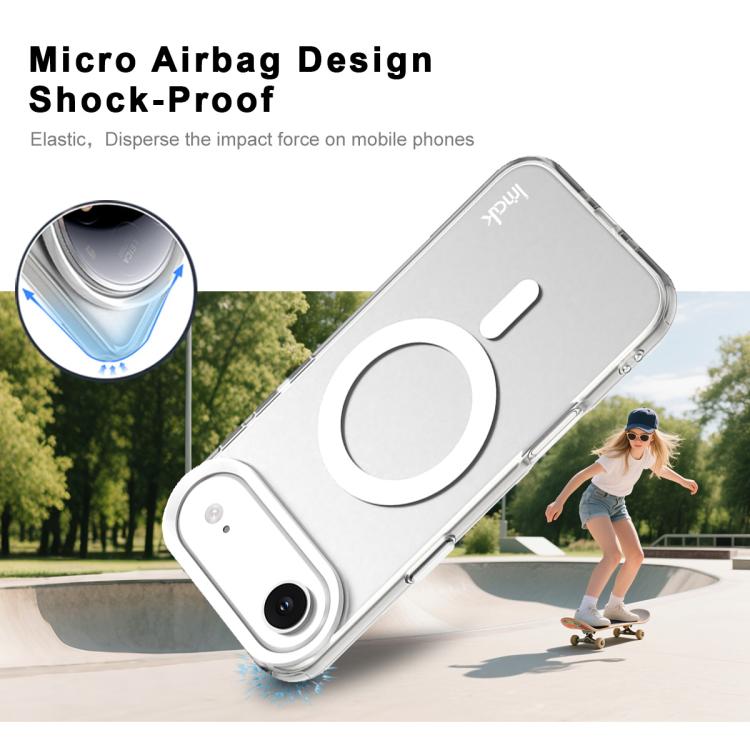For iPhone 17 Air IMAK Candy Series Shockproof MagSafe Phone Case(White) - iPhone 17 Air Cases by imak | Online Shopping UK | buy2fix