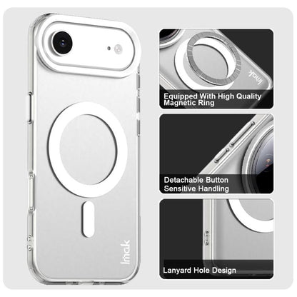 For iPhone 17 Air IMAK Candy Series Shockproof MagSafe Phone Case(White) - iPhone 17 Air Cases by imak | Online Shopping UK | buy2fix
