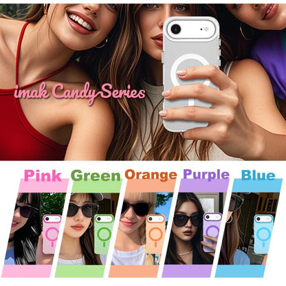 For iPhone 17 Air IMAK Candy Series Shockproof MagSafe Phone Case(White) - iPhone 17 Air Cases by imak | Online Shopping UK | buy2fix