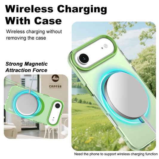 For iPhone Air IMAK Candy Series Shockproof MagSafe Phone Case(Green) - iPhone Air Cases by imak | Online Shopping UK | buy2fix