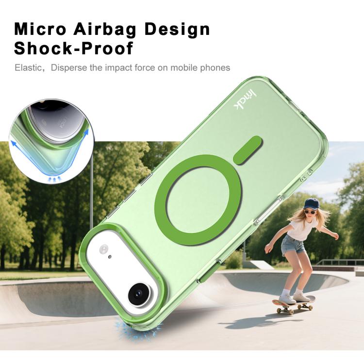 For iPhone Air IMAK Candy Series Shockproof MagSafe Phone Case(Green) - iPhone Air Cases by imak | Online Shopping UK | buy2fix
