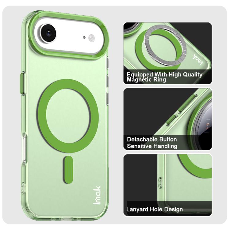 For iPhone Air IMAK Candy Series Shockproof MagSafe Phone Case(Green) - iPhone Air Cases by imak | Online Shopping UK | buy2fix