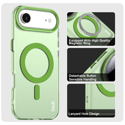 For iPhone Air IMAK Candy Series Shockproof MagSafe Phone Case(Green) - iPhone Air Cases by imak | Online Shopping UK | buy2fix