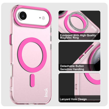 For iPhone Air IMAK Candy Series Shockproof MagSafe Phone Case(Red) - iPhone Air Cases by imak | Online Shopping UK | buy2fix